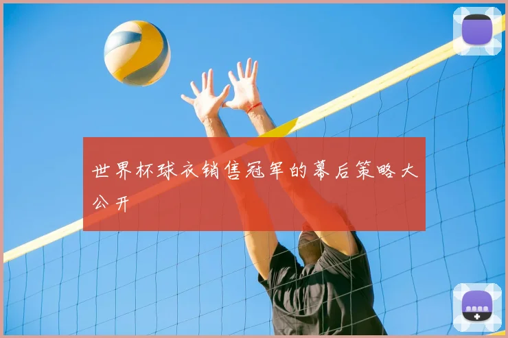世界杯球衣销售冠军的幕后策略大公开